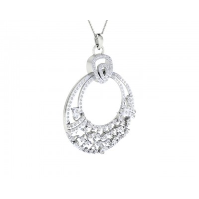 Vikki Diamond Pendant & Earrings set in gold